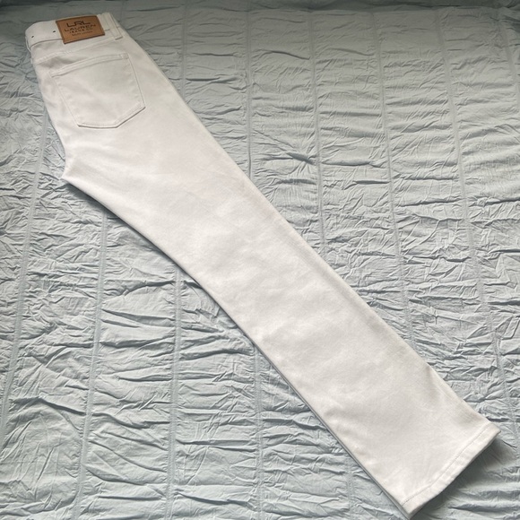 Ralph Lauren Straight Leg Denim Jeans Pants White 4 Ankle or 4P NWOT - Picture 15 of 17